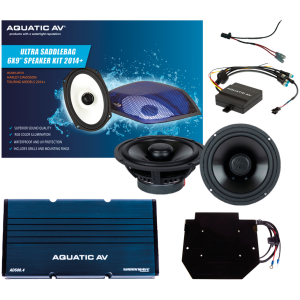 AQUATIC WATERPROOF LIGHTED AUDIO Aquatic Audio Kit for Road Glide 15-up