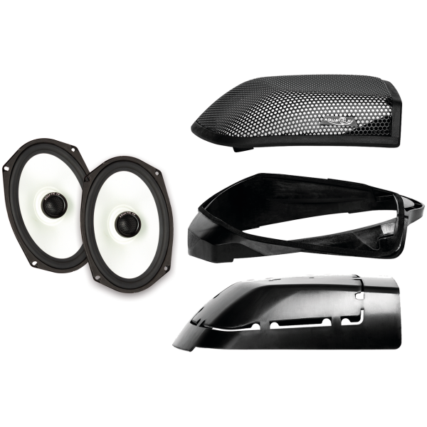 AQUATIC WATERPROOF LIGHTED AUDIO Aquatic Saddlebag Kit FLT14-up