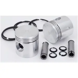 45CI SIDEVALVE MODELS Pistons w/Hasting rings 45CI +.07" set/2