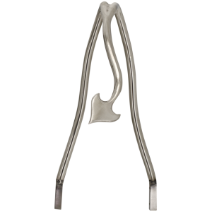 666 STYLE DEVILS TAIL SISSY BARS Sissy bar 14" devil tail Polished 7,5"