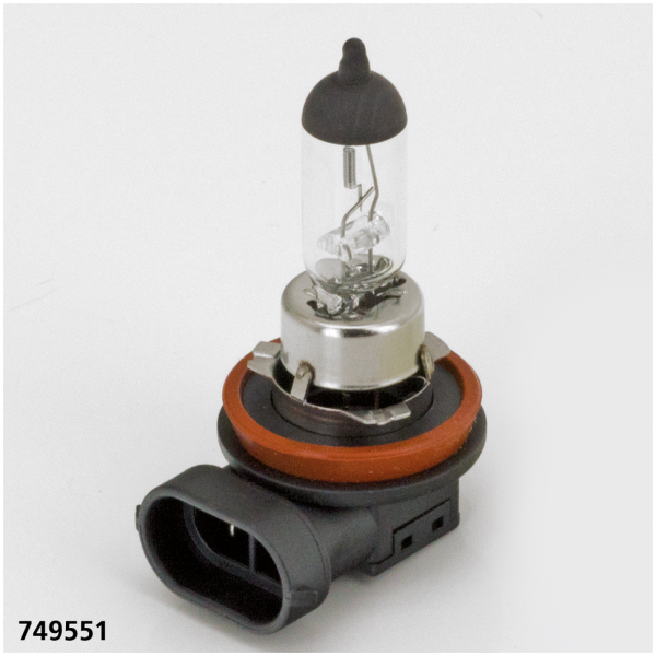 LOW AND HIGH BEAM HALOGEN BULBS GZP Low beam bulb H11 12V 55W each