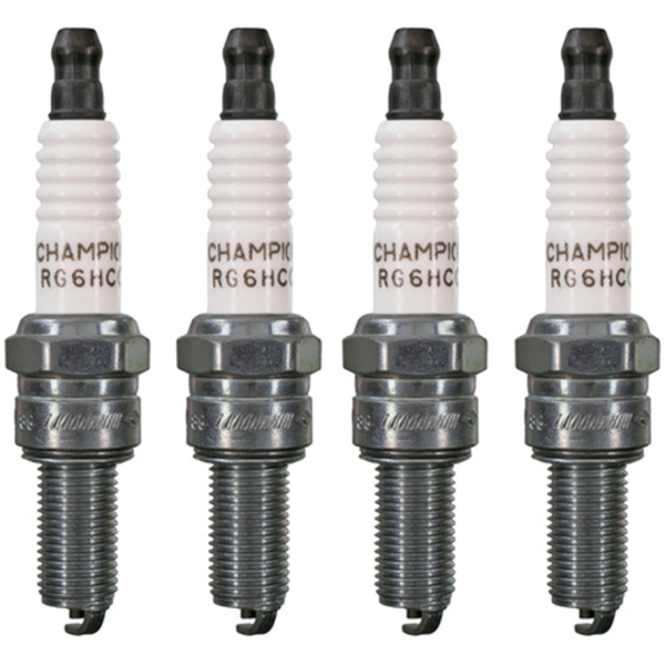 CHAMPION SPARK PLUGS Set of 4 Champion Sparkplugs RG6HCC