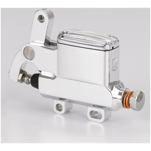 KUSTOM TECH DELUXE CABLE OPERATED MASTER CYLINDER K-Tech Deluxe wire m/c 14mm alu/alu poli