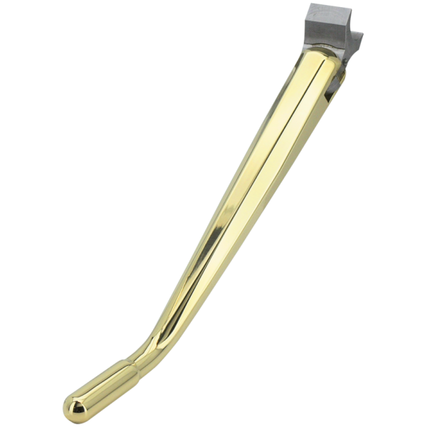 WELD-ON KICKSTAND BY KUSTOM TECH K-Tech weld-on diamond kickstand brass