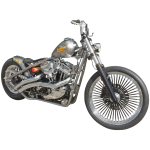 KRAFT/TECH  Hardtail Rubbermount frame XL04-up 34dgr 2str