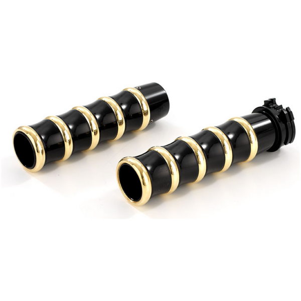 KUSTOM TECH RETRO HANDLEBAR CONTROLS K-Tech vintage grip inverted Blk.Alu/brs
