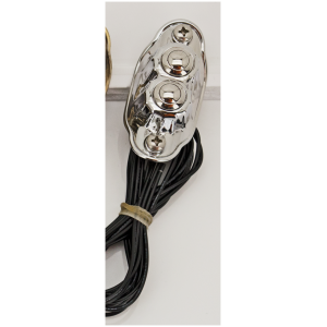 KUSTOM TECH DELUXE SWITCH HOUSINGS K-Tech Deluxe 2 button switch chrome
