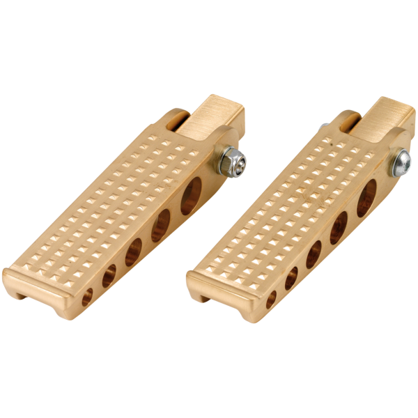 KUSTOM TECH FORGED BRASS KNURLED PEGS K-Tech forged satin brass knurled pegs