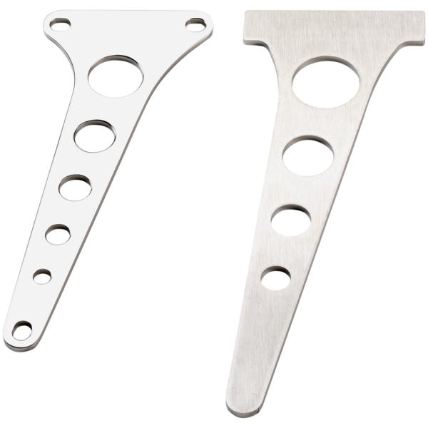 KUSTOM TECH MINI FRONT BRAKE DRUM K-Tech anchor bracket Showa Polished