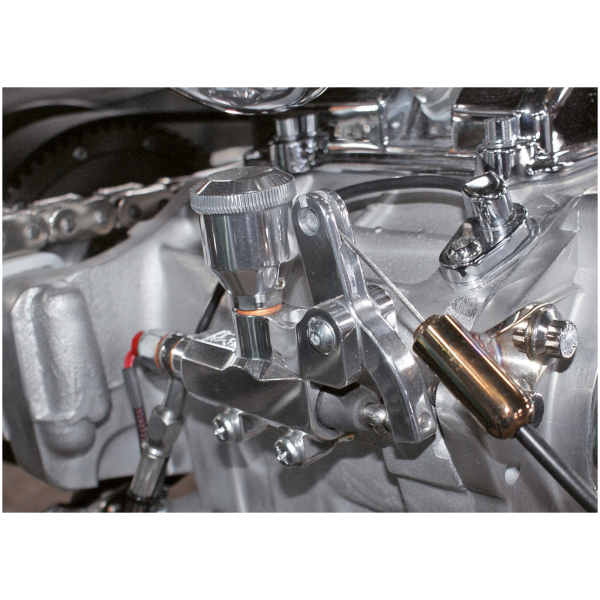 KUSTOM TECH MINI REAR BRAKE MASTER CYLINDER K-Tech mini rear brake m/c polished