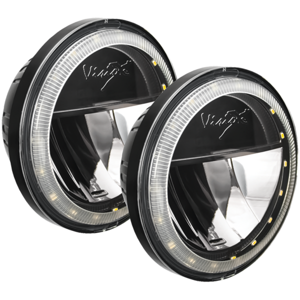 VISION-X LED PASSING LIGHT UNITS Vision X 4.5" round blk halo passinglamp
