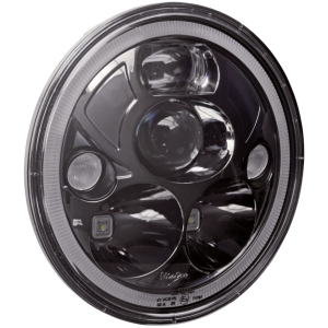 VISION-X 7" HALO LED HEADLIGHT UNIT Vision X round 7" Black with halo