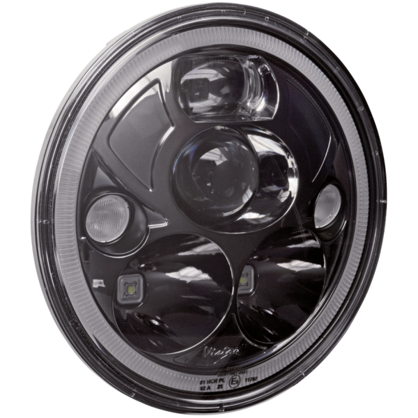 VISION-X 7" HALO LED HEADLIGHT UNIT Vision X round 7" Black with halo