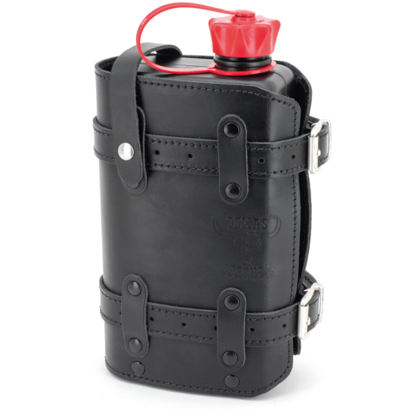 TEXAS LEATHER FUEL FRIEND CANISTER HOLDERS Black Holder with 1.5L Blk FF Canister