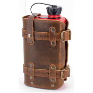 TEXAS LEATHER FUEL FRIEND CANISTER HOLDERS Ranger Holder with 1.5L Red FF Canister