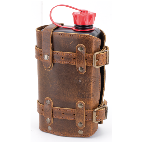 TEXAS LEATHER FUEL FRIEND CANISTER HOLDERS Ranger Holder with 1.5L Blk FF Canister