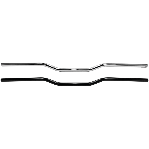 WESTLAND CUSTOMS 7/8" (22MM) DIAMETER FLAT CROSS HANDLEBARS 7/8" Handlebar Flat cross CHR no dimpled