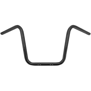 WESTLAND CUSTOMS ONE INCH DIAMETER APE HANGERS 1" Ape Hanger 12" BLK non-dimpled