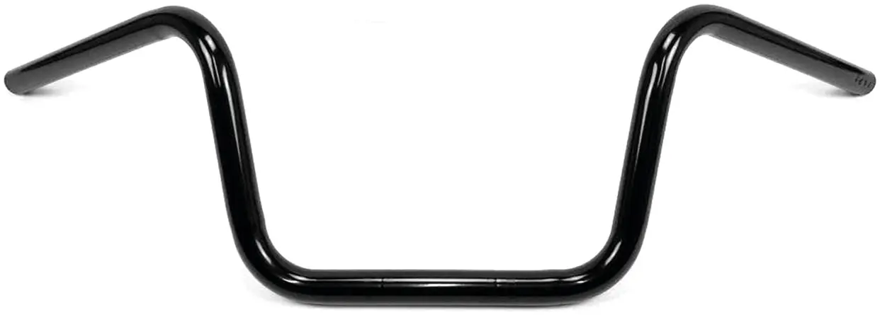 WESTLAND 1" Ape Hanger 9" BLK dimpled