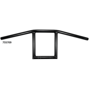 WESTLAND CUSTOMS ONE INCH DIAMETER WINDOWS HANDLEBARS 1" Handlebars Bobber Four BLK no dimple