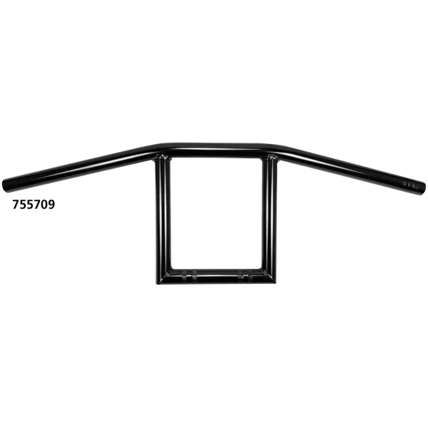 WESTLAND CUSTOMS ONE INCH DIAMETER WINDOWS HANDLEBARS 1" Handlebars Bobber Four BLK no dimple