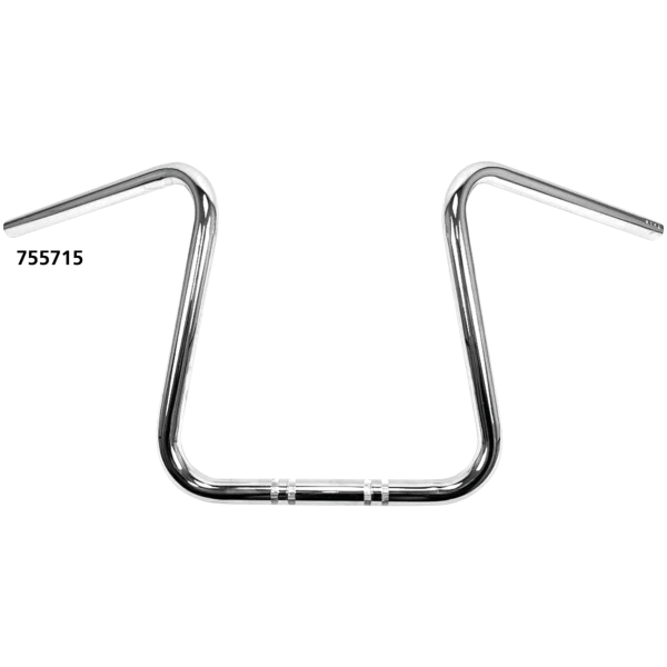WESTLAND CUSTOMS ONE INCH DIAMETER ORGANIC HANDLEBARS 1" Handlebars Organic CHR dimpled