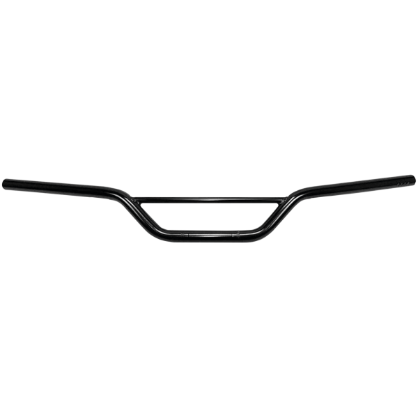 WESTLAND CUSTOMS 1 INCH DIAMETER SCRAMBLER HANDLEBARS 1" Handlebars Scrambler 4" BLK