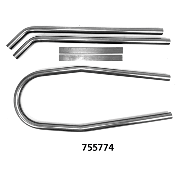 RAW STEEL PARTS BY WESTLAND CUSTOMS DIY , Rear Frame Kit Size A