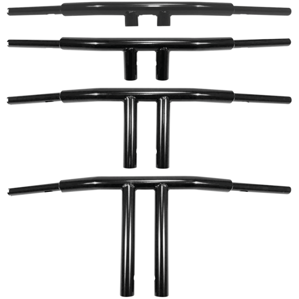 WESTLAND CUSTOMS CLUB STYLE SUPER FAT CHONKY T-BARS 1.5" Chonky T-Bar Club Style 4" Black