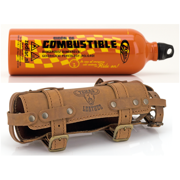 ZODIAC "BIDÓN DE COMBUSTIBLE" FUEL BOTTLE Ranger Holder with Aluminum Fuel Bottle