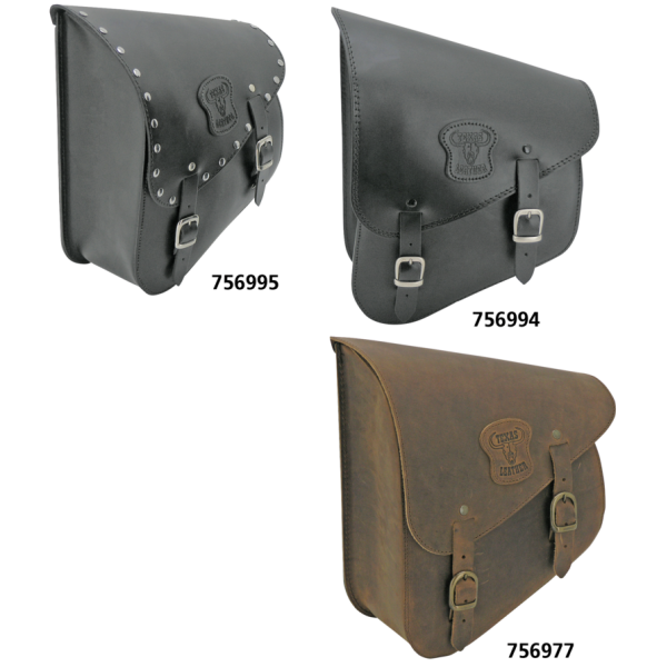 TEXAS LEATHER SOFTAIL SWING ARM BAGS Texas Leather F*ST84-17 5.5L sidebag