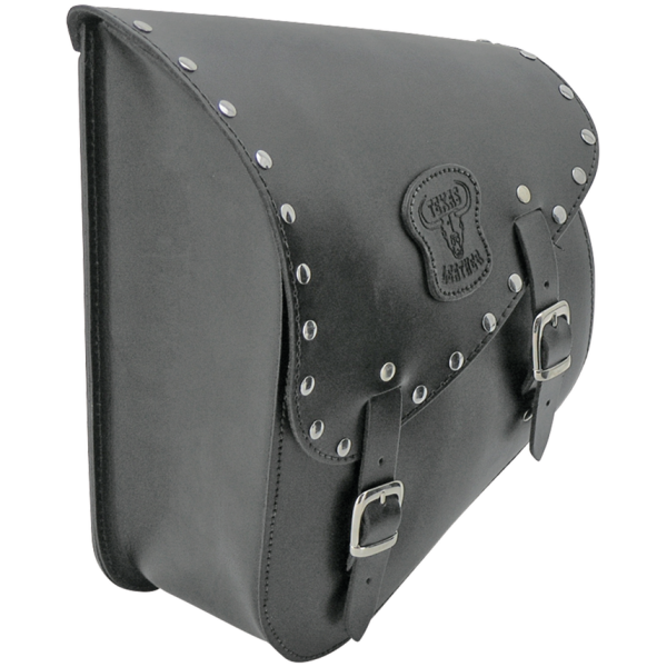 TEXAS LEATHER SOFTAIL SWING ARM BAGS Texas Leather F*ST84-17 5.5L bag w/studs
