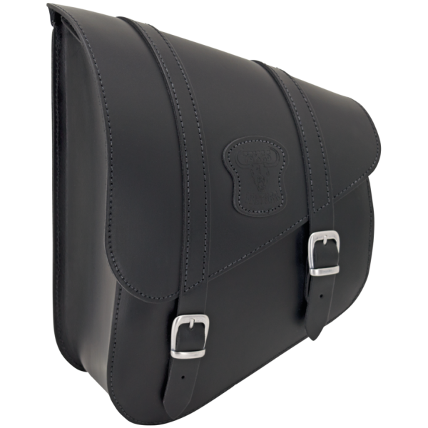 TEXAS LEATHER SOFTAIL SWING ARM BAGS Texas-L F*ST84-17 5.5L sidebag w/straps