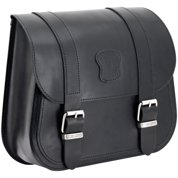 TEXAS LEATHER MEDIUM SIDE SADDLEBAG Texas Leather Softail postal bag small