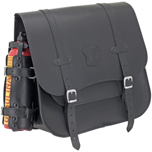 TEXAS LEATHER SIDE SADDLEBAG Texas Lthr F*ST84-17 32l bag w/1 fuelcan