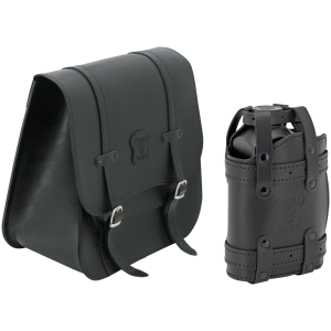 TEXAS LEATHER SIDE SADDLEBAG Texas Lthr F*ST84-17 32l bag w/1 oilc.hl
