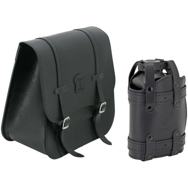 TEXAS LEATHER SIDE SADDLEBAG Texas Lthr F*ST84-17 32l bag w/1 oilc.hl
