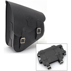 TEXAS LEATHER SOFTAIL SWING ARM BAGS T-Lthr Softail 5.5l bag w/oilcanh 2018