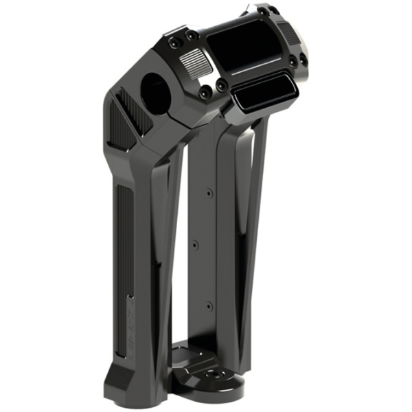 RICK'S PULLBACK CLUB STYLE RISER KITS FOR 1 1/4" BARS Clubstyle 7" Riser ST Black FXLR19-Up