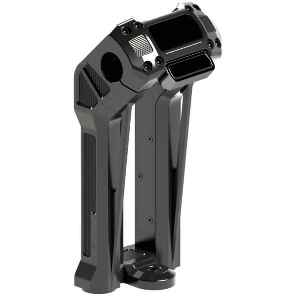 RICK'S PULLBACK CLUB STYLE RISER KITS FOR 1 1/4" BARS Clubstyle 10" Riser ST Black FXLR19-Up