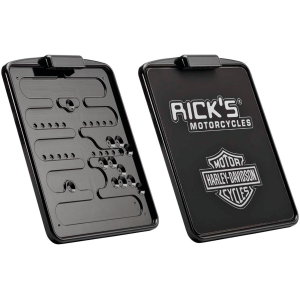 RICK'S BILLET ALUMINUM LICENSE PLATE BASE Licence plate base CH 180x140mm
