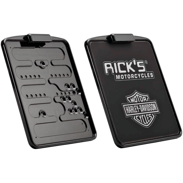 RICK'S BILLET ALUMINUM LICENSE PLATE BASE Licence plate base AT 170x210mm