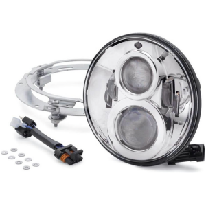FXRP POLICE REPLICA CLUB STYLE FAIRING FXRP Fairing Headlight LED, 7"