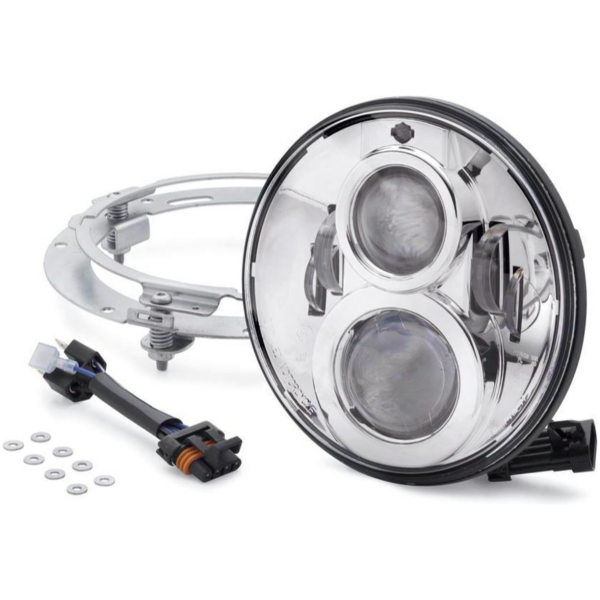 FXRP POLICE REPLICA CLUB STYLE FAIRING FXRP Fairing Headlight LED, 7"