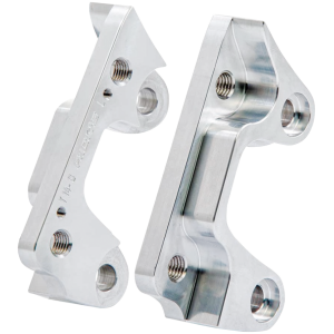 RICK'S CONVERSION BRACKETS FOR 13" BRAKE DISCS Caliper Bracket Front 13" FXBR18-Up