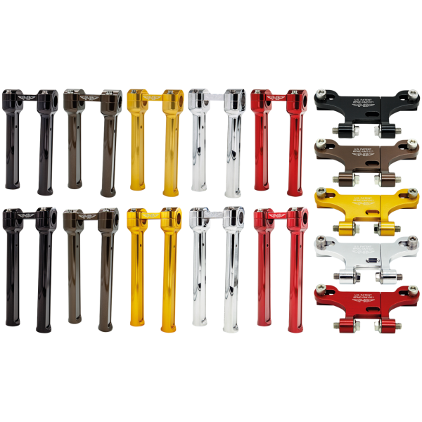 P16 POWERPLANT RISERS P16 RISERS GAUGE MOUNT Gold
