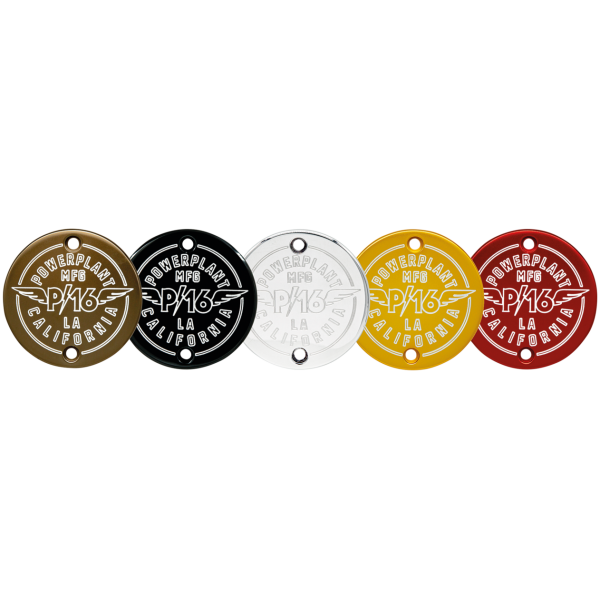 P16 POWERPLANT TIMER COVERS P16 POINTS COVER - SPORTSTER Gold