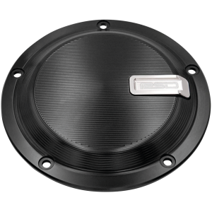 ROLAND SANDS DESIGN SECTOR DERBY COVERS FOR MILWAUKEE EIGHT RSD Sector Derby Cover Black FLH/T17-Up