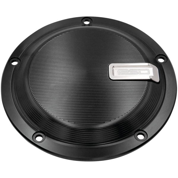 ROLAND SANDS DESIGN SECTOR DERBY COVERS FOR MILWAUKEE EIGHT RSD Sector Derby Cover Black FLH/T17-Up