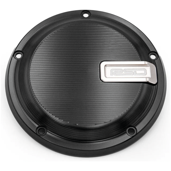 ROLAND SANDS DESIGN SECTOR DERBY COVERS FOR MILWAUKEE EIGHT RSD Sector Derby Cover Black ST18-Up